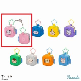 【ちいかわ】【Aちいかわ】ちいかわ カラビナつき刺繍スクエアミニポーチ