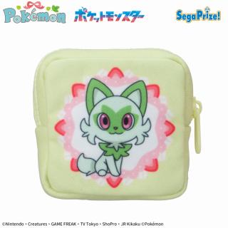 【ポケットモンスター】【Bニャオハ】ポケットモンスター　スクエアプチポーチ