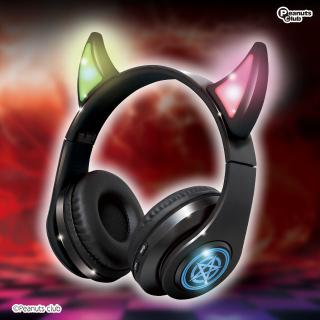 【家電製品(プライズ)】【Aブラック×ブラック】デビル ワイヤレスヘッドフォン2