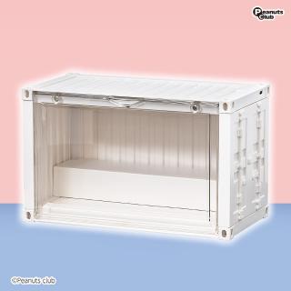 【Aホワイト】LEDライト付きフィギュアディスプレイコンテナBOX