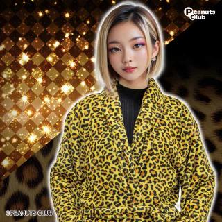 【C:Yellow Leopard】アニマル柄ガウン