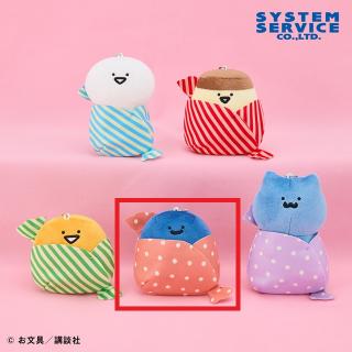 【お文具といっしょ】【D名も無き者】お文具といっしょ ボールチェーン付きキャンディーに包まれぬいぐるみ