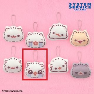 【ポメラニアンもち】【Fしらたま(泣いてる/耳下げ)】ポメラニアンもち もちもちマスコットキーチェーン