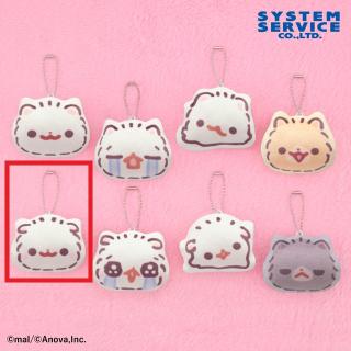 【ポメラニアンもち】【Eしらたま(ノーマル/耳下げ)】ポメラニアンもち もちもちマスコットキーチェーン