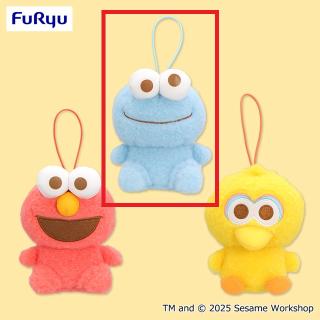 【セサミストリート】【Bクッキーモンスター 】セサミストリート ふんわりマスコット