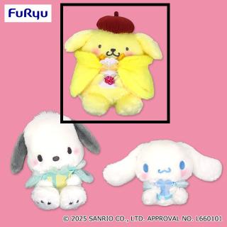 【サンリオ】【Aポムポムプリン】サンリオキャラクターズ HBD Kuromi BIGぬいぐるみ②