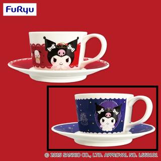 【サンリオ】【Bパープル】サンリオキャラクターズ HBD Kuromi カップ＆ソーサー