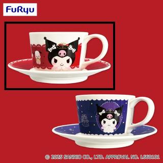 【サンリオ】【Aレッド】サンリオキャラクターズ HBD Kuromi カップ＆ソーサー