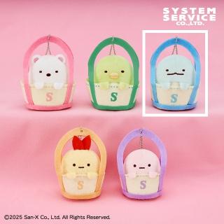 【すみっコぐらし】【Cとかげ】すみっコぐらし ボールチェーン付きトートバッグでいっしょにおでかけぬいぐるみ