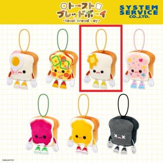 【MUUKTOY】【Cバタートースト】Qプラ トーストブレッドボーイ いっぱいマスコット