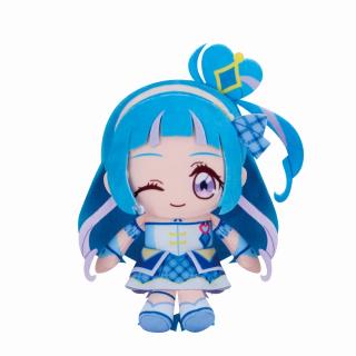 【プリキュア】【Aキュアウインク】映画キミとアイドルプリキュア♪ コロっとまんまる プリフェイスぬいぐるみ～キュアウインク・キュアズキューン・キュアフレンディ・犬飼こむぎ～