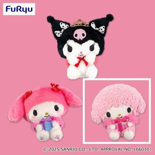 【サンリオ】【Cマイスウィートピアノ】マイメロディ・クロミ HBD Kuromi BIGぬいぐるみ①