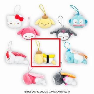 【サンリオ】【Bポムポムプリン】サンリオキャラクターズ だらりん寿司ライフマスコット