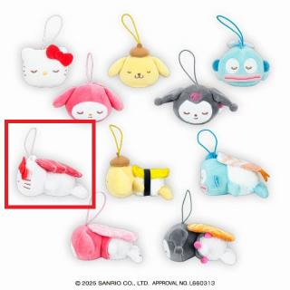 【サンリオ】【Aハローキティ】サンリオキャラクターズ だらりん寿司ライフマスコット