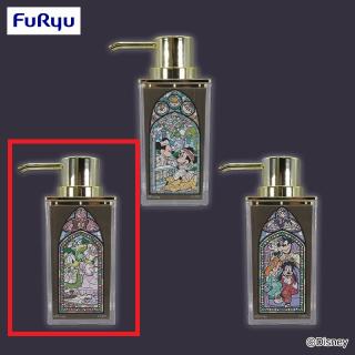 【ディズニー】【Bドナルド＆デイジー 】ミッキー＆フレンズ ステンドグラスホラーナイト ステンドグラス風ソープディスペンサー