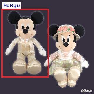 【ディズニー】【Aミッキー】ミッキー＆ミニー ステンドグラスホラーナイト BIGぬいぐるみ