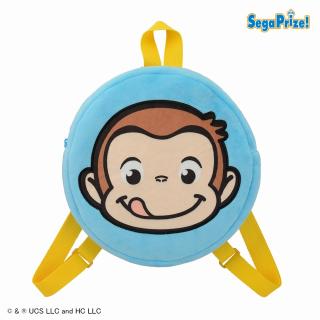 【おさるのジョージ】【Bブルー】おさるのジョージ [PtZ]ぽってりフェイスリュック
