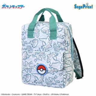 【ポケットモンスター】【Bカイリュー＆メガルカリオ＆メガヤミラミ(グリーン)】ポケットモンスター [PtZ]スクエアリュックVol.2