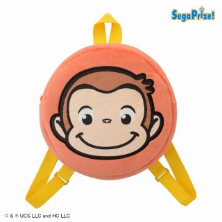 【おさるのジョージ】【Aレッド】おさるのジョージ [PtZ]ぽってりフェイスリュック
