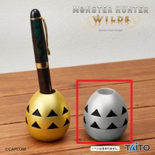 【モンスターハンター】【B銀の卵】モンスターハンターワイルズ 金属製ペンスタンド 金の卵＆銀の卵
