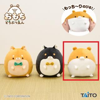 【おもちどうぶつえん】【Cきなこ(リボンなし)】おもちどうぶつえん やわらかもっち～りぬいぐるみ しばもち&はむもち