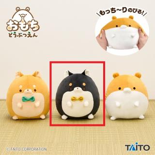 【おもちどうぶつえん】【Bこてつ(リボン黄)】おもちどうぶつえん やわらかもっち～りぬいぐるみ しばもち&はむもち