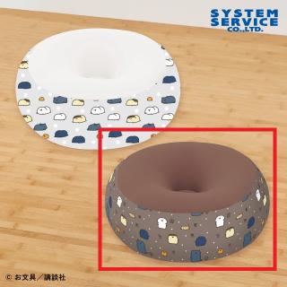【お文具といっしょ】【Bブラウン】お文具といっしょ ビーズクッションXL プレミアムDX