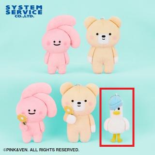 【PINK&VEN】【E:HIPPY】PINK&VEN ボールチェーン付きぬいぐるみ