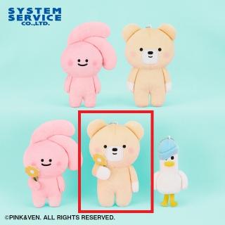 【PINK&VEN】【D:VEN(お花)】PINK&VEN ボールチェーン付きぬいぐるみ