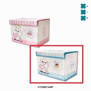 【ヨッシースタンプ】【Aくま100％】ヨッシースタンプ　フタ付き収納BOX