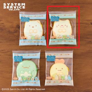 【すみっコぐらし】【Bねこ】すみっコぐらし すみっコパンきょうしつ パン型ダブルポーチ