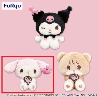 【サンリオ】【Aマイメロディ】mikko×Sanrio characters ドーナツデザインBIGぬいぐるみ②