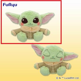 【スター・ウォーズ】【Aにっこり(目開け)】スター・ウォーズ FukuFuku BIGぬいぐるみ～グローグー～