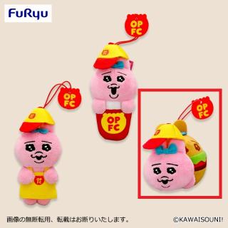 【おぱんちゅうさぎ】【Cハンバーガー】おぱんちゅうさぎ フードコーチュ マスコット
