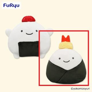 【なんでもいきもの】【B天むす】なんでもいきもの 具材のお帽子BIGぬいぐるみ（のりおにぎり）
