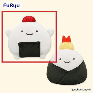 【なんでもいきもの】【Aうめおにぎり】なんでもいきもの 具材のお帽子BIGぬいぐるみ（のりおにぎり）