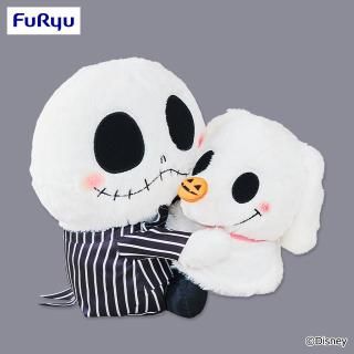 【ディズニー】【ジャック＆ゼロ】ティム・バートン ナイトメアー・ビフォア・クリスマス FukuFuku ペアぬいぐるみ