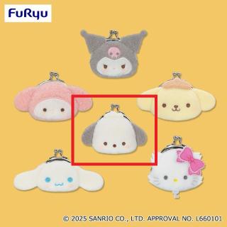【サンリオ】【Eポチャッコ】サンリオキャラクターズ ミルキーボアフェイス がま口ポーチ