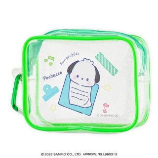 【サンリオ】【Fポチャッコ】サンリオキャラクターズ かわいい文房具たち クリアポーチ