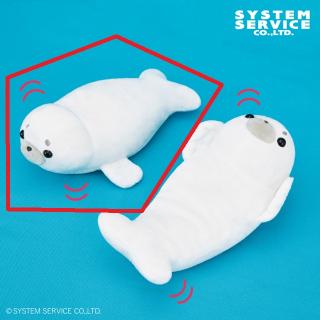【FANS】【Aうつぶせ】FANS ぴちぴち動く！あざらしぬいぐるみ