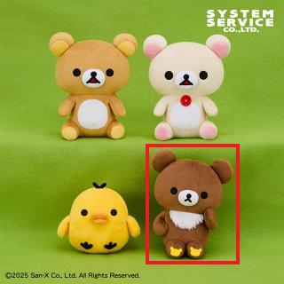 【リラックマ】【Dチャイロイコグマ】リラックマ みんなでおすわりぬいぐるみ