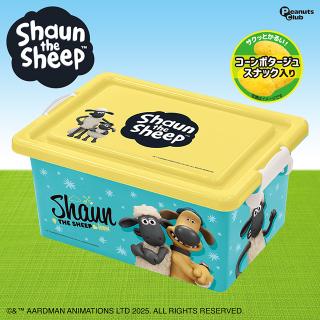 【ひつじのショーン】ひつじのショーン コンテナBOX（M）Ver.3（スナック入り）
