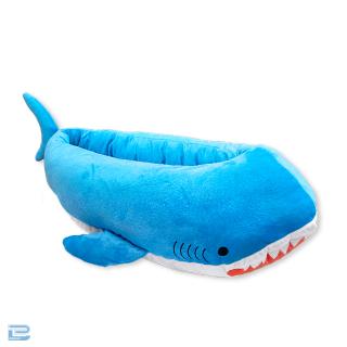 【Aブルー】BIGサメシャーク クッションベッド