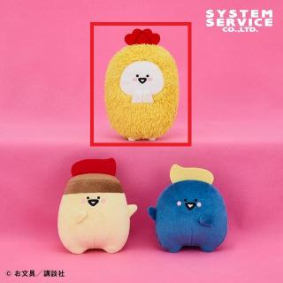 【お文具といっしょ】【Aお文具さん】お文具といっしょ ボールチェーン付きエビフライ＆ソースになりきりぬいぐるみ