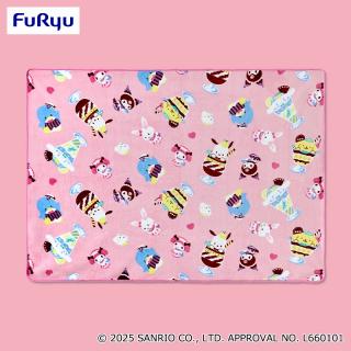【サンリオ】サンリオキャラクターズ パフェデザイン大きな毛布