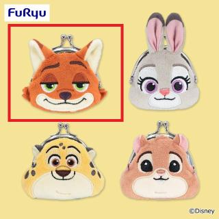 【ディズニー】【Aニック】ズートピア フェイスがま口ポーチ