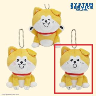 【秋田犬たれみみだいちゃん】【Bきょとん顔】秋田犬 たれみみだいちゃん ボールチェーン付きぬいぐるみ