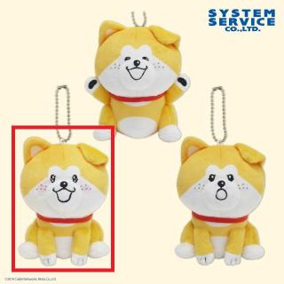 【秋田犬たれみみだいちゃん】【Aキラキラ(頬染め)】秋田犬 たれみみだいちゃん ボールチェーン付きぬいぐるみ