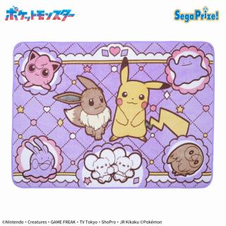 【ポケットモンスター】【ピカチュウ・イーブイたち】ポケットモンスター [PtZ]fuwa&hugブランケット～ピカチュウ＆イーブイ～
