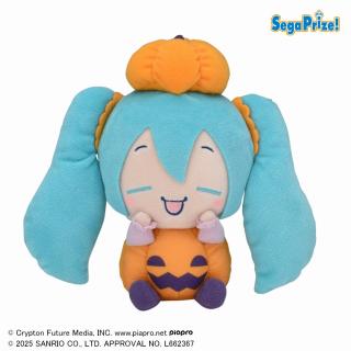 【サンリオ】【C初音ミク(パンプキン)】初音ミク×シナモロール ぬいぐるみ ～ハロウィン～（EX）